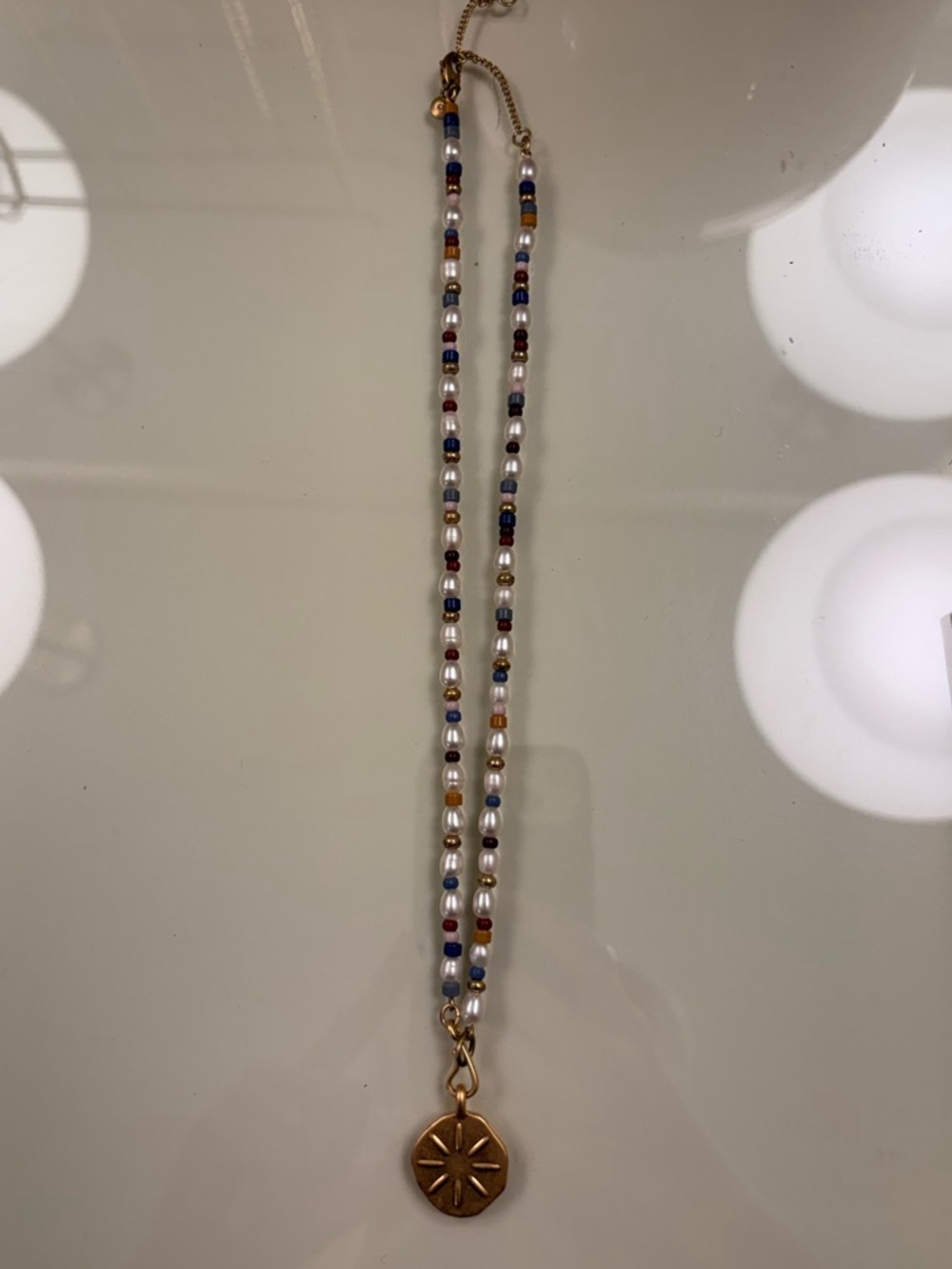 Beaded Pendant Necklace